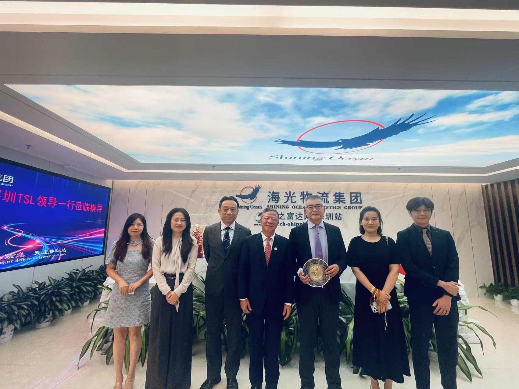 Shenzhen TSL representatives visited the Shining Ocean