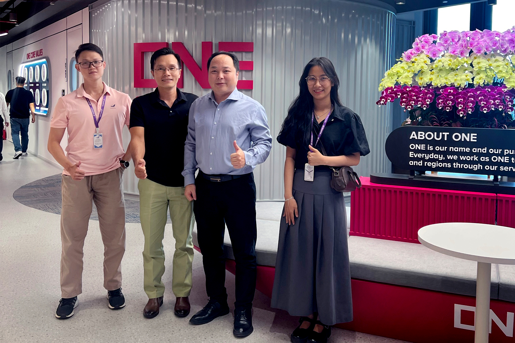 越南分公司張總拜訪ONE